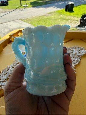 Kanawha art glass creamer pitcher